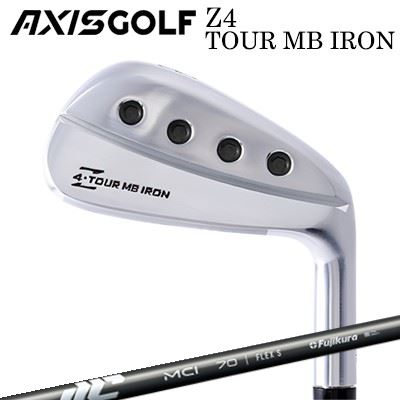 カスタムクラブ アクシスゴルフ Z4 ツアー MB アイアン フジクラ ニュー MCIAXISGOLF Z4 TOUR MB IRON FUJIKURA New MCI単品~7本セット(#5~PW)|オーエスゴルフ