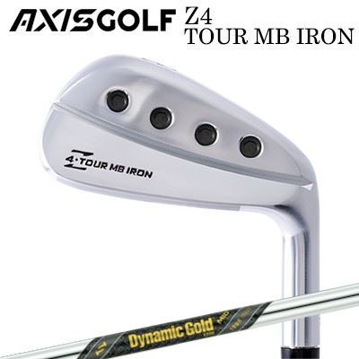 カスタムクラブ アクシスゴルフ Z4 ツアー MB アイアン トゥルーテンパー ダイナミックゴールド ミッド ツアーイシューAXISGOLF Z4 TOUR MB IRON TrueTemper Dynemic Gold MID TOUR ISSUE単品～7本セット(#5～PW)