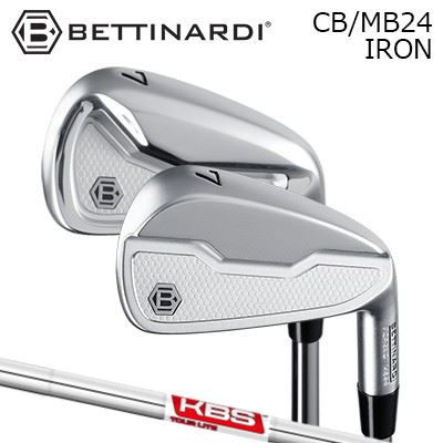 カスタムクラブ 2024年モデル ベティナルディ CB/MB24アイアン ケービーエス ツアー ライトBETTINARDI CB/MB24 IRON KBS TOUR LITE5本セット(#6～PW)～6本セット(#5～PW)｜オーエスゴルフ