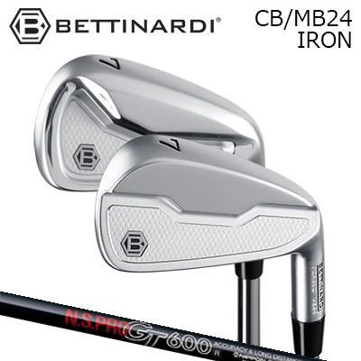カスタムクラブ 2024年モデル ベティナルディ CB/MB24アイアン 日本シャフト NSプロ GT アイアンBETTINARDI CB/MB24 IRON N.S.PRO GT IRON5本セット(#6～PW)～6本セット(#5～PW)｜オーエスゴルフ 167,750円