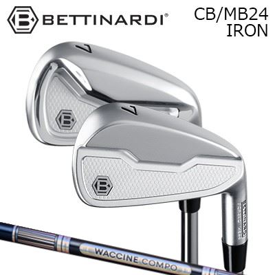 カスタム野球クラブ 2024年ひな形 ベティナルディ CB/MB24アイアン ワクチンコンポ GR301 アイアンBETTINARDI CB/MB24 IRON WACCINE COMPO GR301 IR5本書き割り(#6～PW)～6本書き割り(#5～PW)