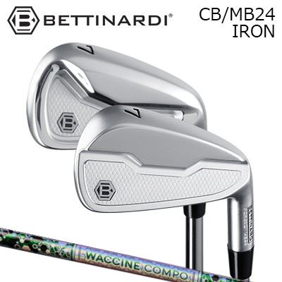 カスタム野球クラブ 2024年ひな形 ベティナルディ CB/MB24アイアン ワクチンコンポ GR401 アイアンBETTINARDI CB/MB24 IRON WACCINE COMPO GR401 IR5本書き割り(#6～PW)～6本書き割り(#5～PW)