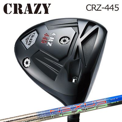 CRAZY CRZ-445 DRIVER SteelFiber NEXUS BLUE/BLACKクレイジー CRZ-445 １番ウッド スチール写真衣料繊維 ネクサス 青色/黒いこと