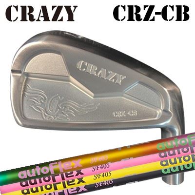 カスタムクラブ 2022年モデル クレイジー CRZ-CB アイアン オートフレックスシャフト アイアン用CRAZY CRZ-CB IRON Auto Flex Shaft for Iron6本セット(#5~PW)|オーエスゴルフ