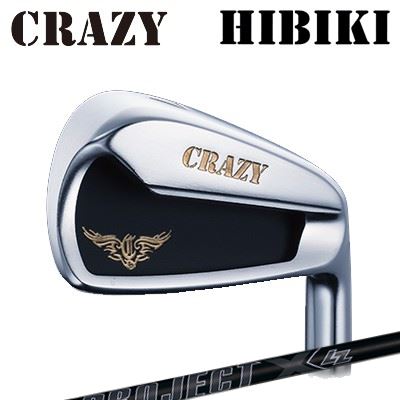 CRAZY HIBIKI Iron PROJECT X LZ ALL BLACKクレイジー ヒビキ アイアン プロジェクトX LZ オールブラック6本セット(#6~P/A)|オーエスゴルフ