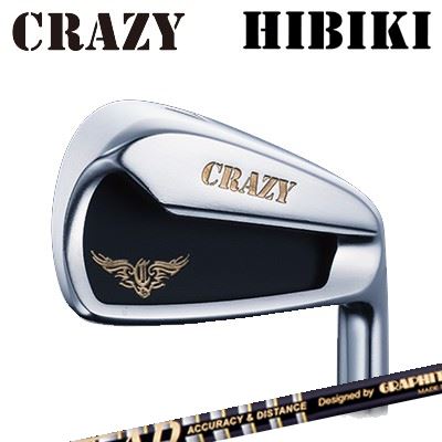 CRAZY HIBIKI Iron TOUR AD 55/65/75/85/95クレイジー ヒビキ アイアン ツアーAD アイアン 55/65/75/85/956本セット(#6~P/A)|オーエスゴルフ
