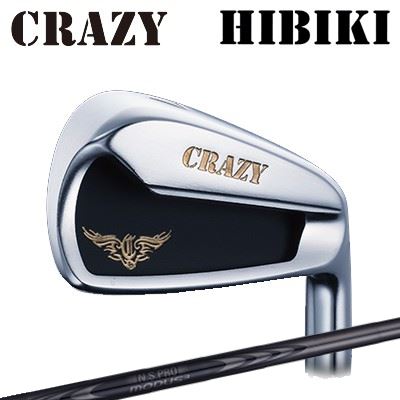 CRAZY HIBIKI Iron N.S.PRO MODUS3 TOUR120 LUXURY BLACKクレイジー ヒビキ アイアン 日本矢がら NS労働者階級 モーダス3 周遊旅行120 ラグジュアリーブラック6本書き割り(#6～P/A)