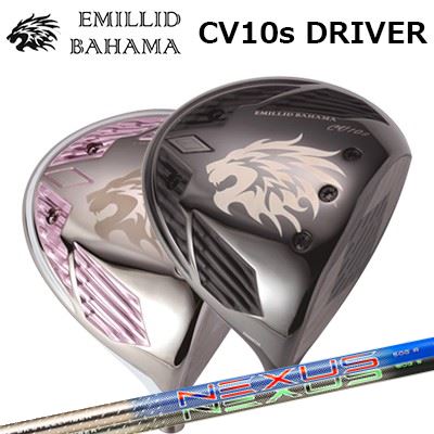 カスタム野球クラブ エミリッドバハマ カールビンソン CV 10エス １番ウッド スチール写真衣料繊維 ネクサス 青色/黒いことEMILLID BAHAMA CARLVINSON CV-10s DRIVER SteelFiber NEXUS BLUE/BLACK