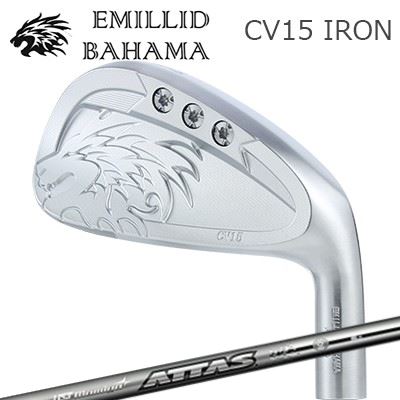 カスタムクラブ エミリッドバハマ カールビンソン CV15 アイアン USTマミヤ アッタス アイアン 40-80EMILLID BAHAMA CARLVINSON CV15 IRON UST Mamiya ATTAS IRON 40-80単品~7本セット(#5~GW)|オーエスゴルフ