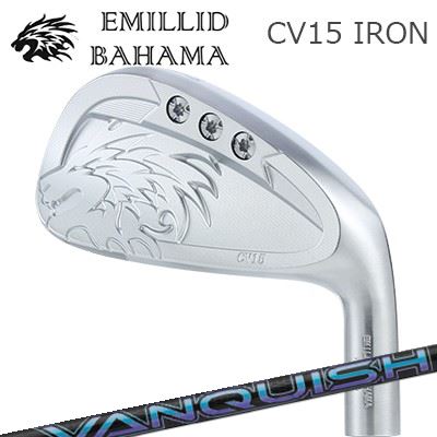 カスタムクラブ エミリッドバハマ カールビンソン CV15 アイアン 三菱ケミカル バンキッシュ アイアンEMILLID BAHAMA CARLVINSON CV15 IRON VANQUISH IRON単品～7本セット(#5～GW)｜オーエスゴルフ