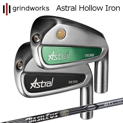 カスタムクラブ グラインドワークス アストラル ホロー アイアン バシレウス ツアー アイアンGRINDWORKS Astral Hollow Iron Basileus Tour IRON6本セット(#6～#11)｜オーエスゴルフ