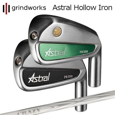 カスタムクラブ グラインドワークス アストラル ホロー アイアン クレイジー アロー アイアン(新デザイン)GRINDWORKS Astral Hollow Iron CRAZY ARROW IRON New Design6本セット(#6~#11)|オーエスゴルフ