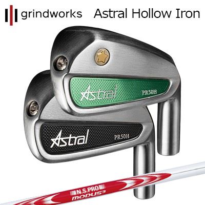 カスタムクラブ グラインドワークス アストラル ホロー アイアン 日本シャフト NSプロ モーダス3 ツアー システム3 ツアー125GRINDWORKS Astral Hollow Iron N.S.PRO MODUS3 SYSTEM3 TOUR1256本セット(#6~#11)|オーエスゴルフ