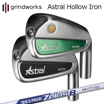 カスタムクラブ グラインドワークス アストラル ホロー アイアン 日本シャフト NSプロ ゼロズ8GRINDWORKS Astral Hollow Iron N.S.PRO ZELOS86本セット(#6~#11)|オーエスゴルフ