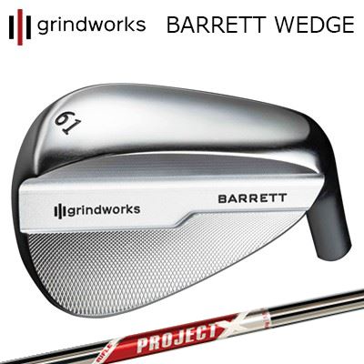 カスタム野球クラブ グラインドワークス バレット ウェッジ 事業計画エックス 赤いことgrindworks BARRETT Wedge PROJECT X RED クラブ-メンズクラブ