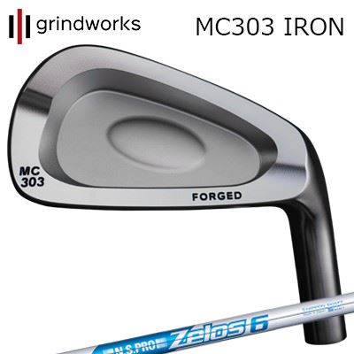 カスタムクラブ グラインドワークス MC303 鍛造アイアン 日本シャフト NSプロ ゼロズ6GRINDWORKS MC303 Forged IRON N.S.PRO ZELOS6/6本セット(#5～PW)｜オーエスゴルフ