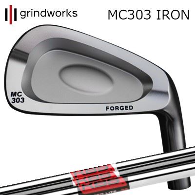カスタムクラブ グラインドワークス MC303 鍛造アイアン KBS エステーパー(マネーテーパー)/ブラックPVD/ライトGRINDWORKS MC303 Forged IRON KBS S-TAPER/S-TAPER Black PVD/S-TAPER LITE6本セット(#5～PW)｜オーエスゴルフ