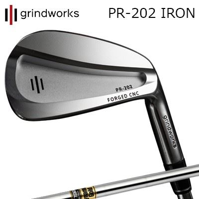 カスタムクラブ グラインドワークス PR-202 鍛造CNCアイアン トゥルーテンパー ダイナミックゴールドGRINDWORKS PR-202 Forged CNC IRON TrueTemper Dynemic Gold/6本セット(#5~PW)|オーエスゴルフ