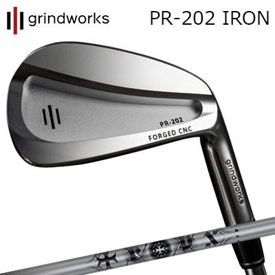 カスタムクラブ グラインドワークス PR-202 鍛造CNCアイアン ティーアールピーエックス アイアンGRINDWORKS PR-202 Forged CNC IRON TRPX IRON6本セット(#5～PW)/6本セット(#5～PW)｜オーエスゴルフ