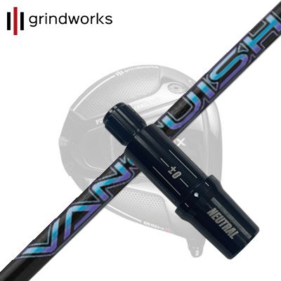 グラインドワークス イクイノックス ドライバー用 純正スリーブ付カスタムシャフト 三菱ケミカル バンキッシュgrindworks CUSTOM SHAFT for Equinox DRIVER VANQUISH｜オーエスゴルフ