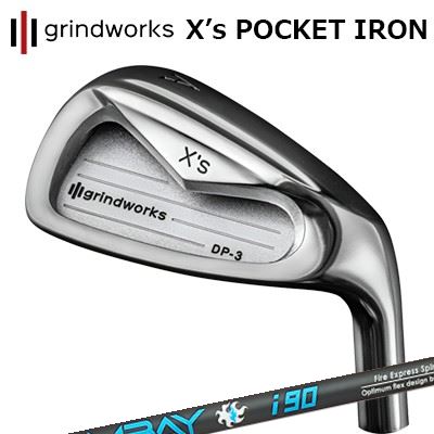 カスタムクラブ グラインドワークス X's ポケット アイアン ファイアーエクスプレス スピリッツ アンバイアイアンGRINDWORKS X's POCKET IRON Fire Express Spirits AMBAY IRON6本セット(#6～AW)、7本セット(#5～AW)｜オーエスゴルフ