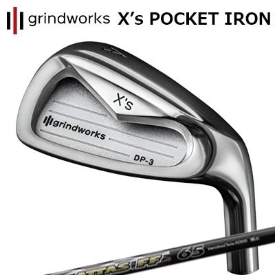 カスタムクラブ グラインドワークス X's ポケット アイアン USTマミヤ アッタス FF アイアンGRINDWORKS X's POCKET IRON UST Mamiya ATTAS FF IRON6本セット(#6～AW)、7本セット(#5～AW)｜オーエスゴルフ