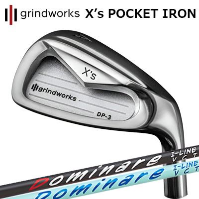 カスタムクラブ グラインドワークス X's ポケット アイアン ドミナーレ アイ・ラインGRINDWORKS X's POCKET IRON Dominare I-line6本セット(#6～AW)、7本セット(#5～AW)｜オーエスゴルフ 150,150円
