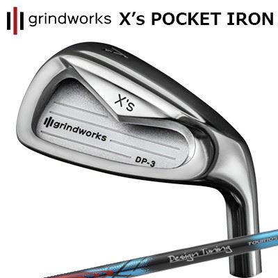 カスタムクラブ グラインドワークス X's ポケット アイアン デザインチューニング モーダス3 ツアー105GRINDWORKS X's POCKET IRON Design Tuning Color Steel MODUS3 TOUR 1056本セット(#6~AW)、7本セット(#5~AW)|オーエスゴルフ