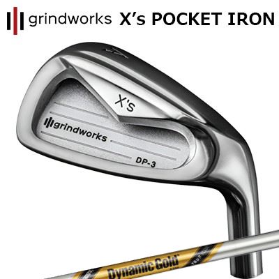 カスタムクラブ グラインドワークス X's ポケット アイアン ダイナミックゴールド ツアーイシューGRINDWORKS X's POCKET IRON Dynamic Gold Tour Issue6本セット(#6~AW)、7本セット(#5~AW)|オーエスゴルフ