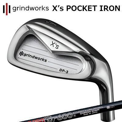 カスタムクラブ グラインドワークス X's ポケット アイアン 日本シャフト NSプロ GT アイアンGRINDWORKS X's POCKET IRON N.S.PRO GT IRON6本セット(#6～AW)、7本セット(#5～AW)｜オーエスゴルフ