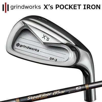 カスタムクラブ グラインドワークス X's ポケット アイアン エアロテック スチールファイバー プライベート リザーブ アイGRINDWORKS X's POCKET IRON SteelFiber Private Reserve i6本セット(#6~AW)、7本セット(#5~AW)|オーエスゴルフ