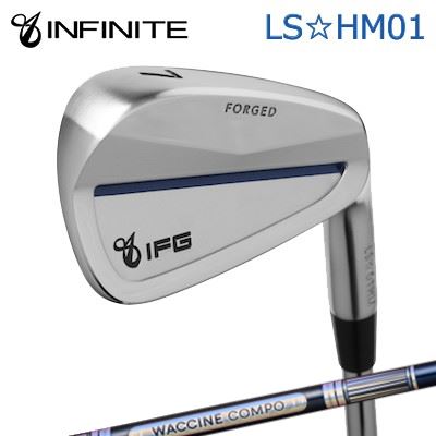 カスタムクラブ IFG LS HM01 IRON WACCINE COMPO GR301 IRインフィニット LS☆HM01 アイアン ワクチンコンポ GR301 アイアン6本セット(#5~PW)|オーエスゴルフ