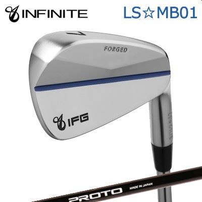 カスタムクラブ IFG LS MB01 IRON CRAZY PROTO 1-Flex IRONインフィニット LS☆MB01 アイアン クレイジー プロト 1フレックス アイアン6本セット(#5~PW)|オーエスゴルフ
