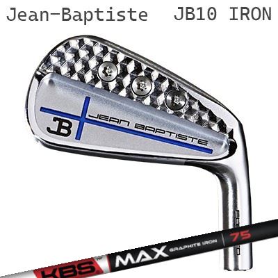 ジャンバティストカスタム特注クラブ JB10CB アイアン ブルークロス KBS マックスグラファイトアイアンJean Baptist JB10CB IRON Blue Cross KBS MAX GRPHITE IRON5本セット(#5~PW)|オーエスゴルフ
