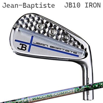 ジャンバティストカスタム特注野球クラブ JB10CB アイアン ブルークロス ワクチンコンポ GR401 アイアンJean Baptist JB10CB IRON Blue Cross WACCINE COMPO GR401 IR5本書き割り(#5～PW)