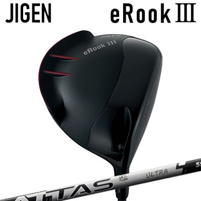 カスタム野球クラブ ジゲン イールークスリー １番ウッド USTマミヤ アッタス RX ウルトラ黒いことJIGEN eRook 3 Driver UST Mamiya ATTAS RX ULTRA BLACK