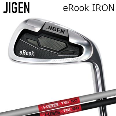 カスタムクラブ 2022年モデル ジゲンゴルフ eRook アイアン KBS ツアー グラファイト アイアンJIGEN eRook IRON KBS TOUR GRPHITE IRON TGI/6本セット(#5～PW)｜オーエスゴルフ