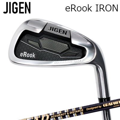 カスタムクラブ 2022年モデル ジゲンゴルフ eRook アイアン ツアーAD アイアン 105/115JIGEN eRook IRON TOUR AD 105/115/6本セット(#5～PW)｜オーエスゴルフ