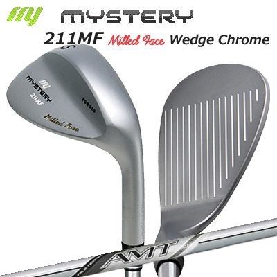 推理小説 212MF ウェッジ エーエムティー しろがね色 ホワイトクロムメッキMystery 212MF Milled Face Wedge/AMT SILVER/カスタム野球クラブ/水平処理人間の顔 スポーツ・アウトドア-メンズクラブ-クラブ