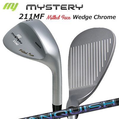 ミステリー 212MF ウェッジ 三菱ケミカル バンキッシュ アイアン ホワイトクロムメッキMystery 212MF Milled Face Wedge/VANQUISH IRON/カスタムクラブ/平面加工フェース｜オーエスゴルフ