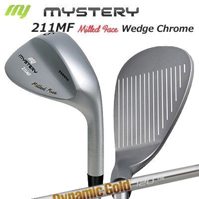 ミステリー 212MF ウェッジ トゥルーテンパー ダイナミックゴールド 95/105/120 ホワイトクロムメッキMystery 212MF Milled Face Wedge/True Temper Dynamic Gold 95/105/120/カスタムクラブ/平面加工フェース|オーエスゴルフ