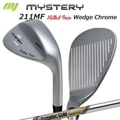 ミステリー 212MF ウェッジ トゥルーテンパー ダイナミックゴールド イーエックス ツアーイシュー ホワイトクロムメッキMystery 212MF Milled Face Wedge/True Temper Dynamic Gold EX Tour Issue/カスタムクラブ/平面加工フェース|オーエスゴルフ