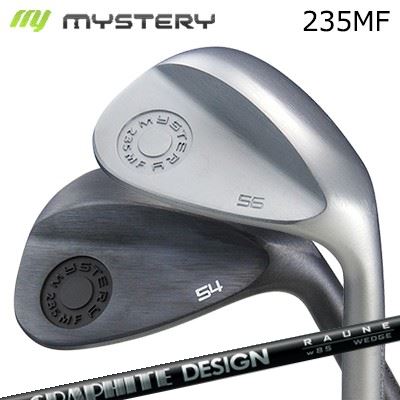 2025年モデル カスタムクラブ ミステリー 235MF ウェッジ ホワイトクロムメッキ/墨染 グラファイトデザイン ラウネ ウェッジThe MYSTERY 235MF WEDGE CHROME/DARK FINISHRAUNE WEDGE|オーエスゴルフ