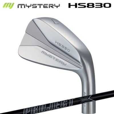 2024年モデル カスタムクラブ ミステリー HS-830 アイアン プロジェクトX オールブラックThe MYSTERY HS-830 IRON PROJECT X ALL BLACK単品～7本セット(#5～44)｜オーエスゴルフ