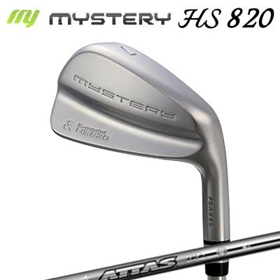 カスタムクラブ/2021年モデル/ミステリー HS820 アイアン USTマミヤ アッタス アイアン 40-80The MYSTERY HS820 IRON UST Mamiya ATTAS IRON 40-80/中空アイアン/ルール適合/高反発/6本セット(#6～GW)｜オーエスゴルフ