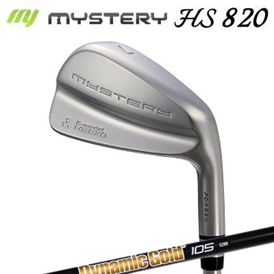 カスタム野球クラブ/2021年模範例/不可思議 HS820 アイアン トゥルーテンパー ダイナミックゴールド 105 オニキスブラックThe MYSTERY HS820 IRON True Temper Dynamic Gold 105 ONYX BLACK/がら明きアイアン/置き目其れ相応/高手向かい6本仕掛ける(#6～GW)