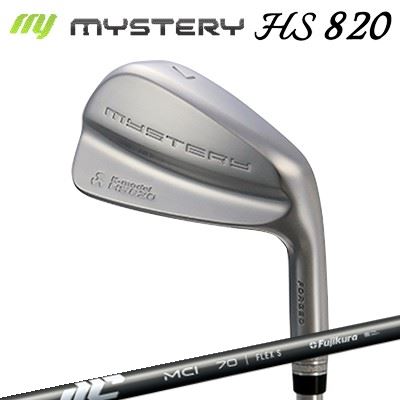 カスタムクラブ/2021年モデル/ミステリー HS820 アイアン フジクラ ニュー MCIThe MYSTERY HS820 IRON FUJIKURA New MCI/中空アイアン/ルール適合/高反発6本セット(#6～GW)｜オーエスゴルフ