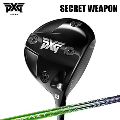 カスタム野球クラブ PXG シークレットウェポン ミニ１番ウッド クレイジー レヴPXG SECRET WEAPON MINI DRIVER CRAZY LEV