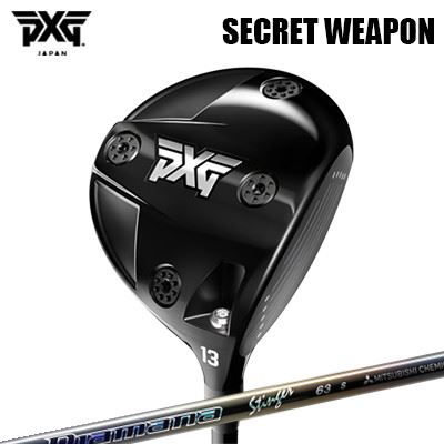 カスタム野球クラブ PXG シークレットウェポン ミニ１番ウッド 三菱ケミカル ディアマナ スティンガーPXG SECRET WEAPON MINI DRIVER MITSUBISHI CHEMICAL Diamana Stinger