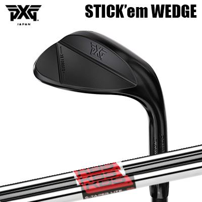 PXGカスタム特注野球クラブ 突っ支い棒 エム ウェッジ エクストリームダーク KBS エステーパー(マネーテーパー)/黒いことPVD/ともし火PXG STICK\u0027em WEDGE Extreme Dark KBS S-TAPER/S-TAPER Black PVD/S-TAPER LITE